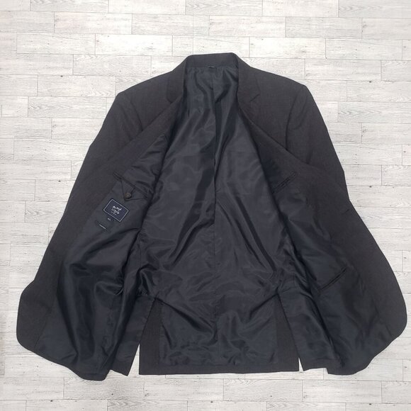 J. CREW Thompson Blazer Suit Jacket Flex Worsted Wool Mens 42L Long Gray Preppy - Picture 4 of 12